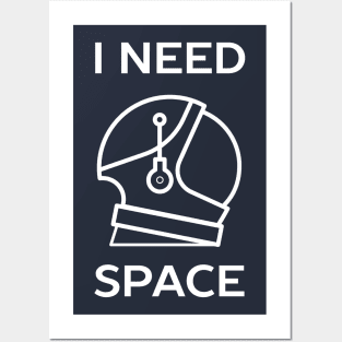 Funny Introvert Space Pun T-Shirt Posters and Art